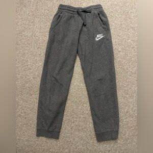 Nike Kids Grey Jogger Sweatpants Size Large